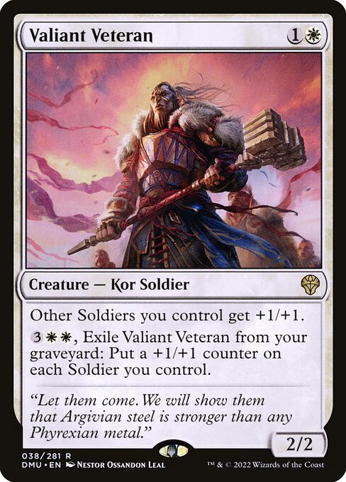 Valiant Veteran - Dominaria United - #38