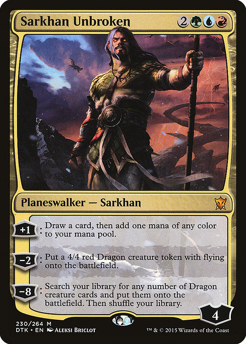 Sarkhan Unbroken - Dragons of Tarkir - #230