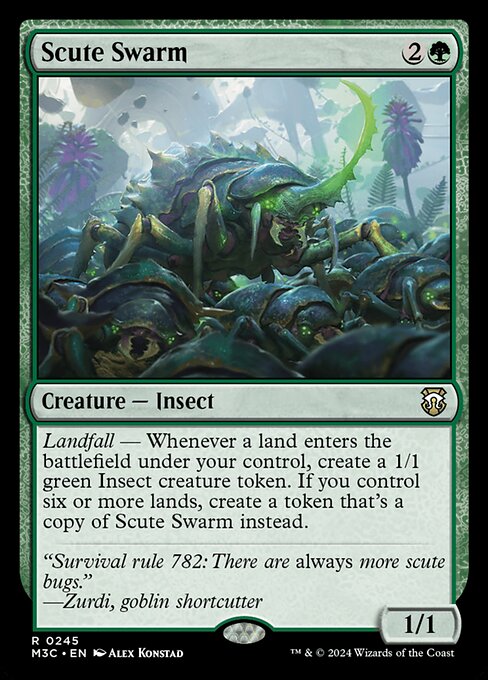 Scute Swarm - Commander: Modern Horizons 3 - #245