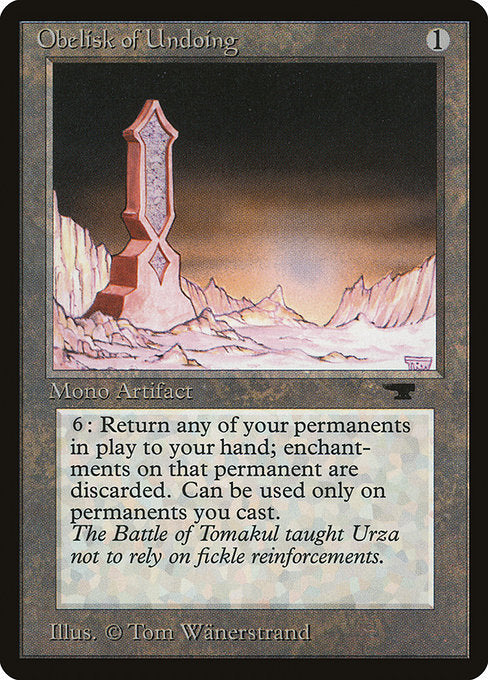Obelisk of Undoing - Antiquities - #58