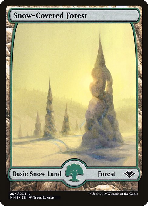 Snow-Covered Forest - Modern Horizons - #254
