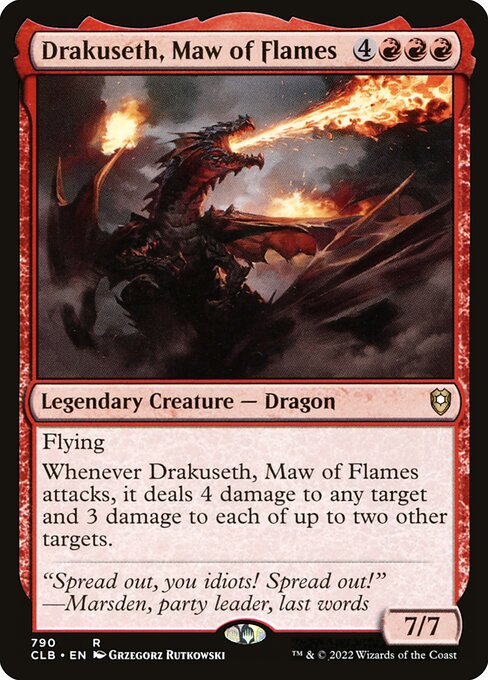 Drakuseth, Maw of Flames - Commander Legends: Battle for Baldur's Gate - #790
