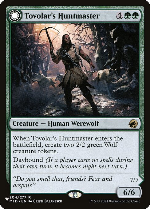 Tovolar's Huntmaster - The List Reprints - #MID-204