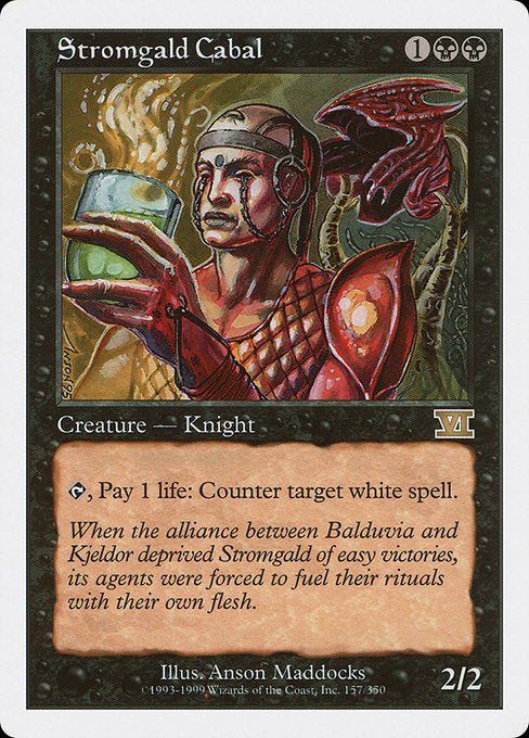Stromgald Cabal - Classic Sixth Edition - #157