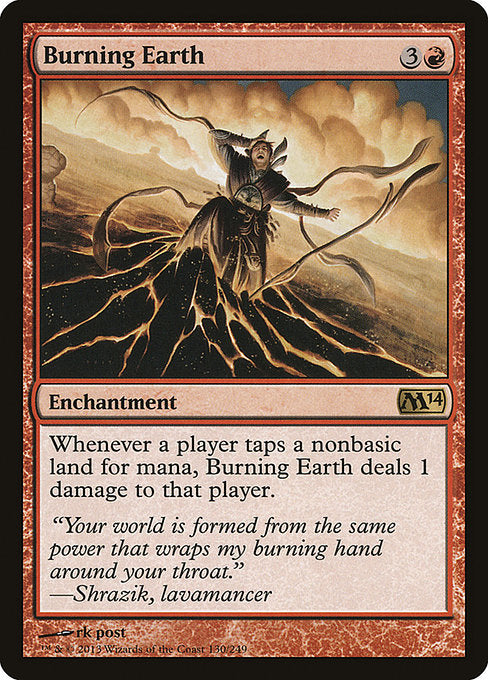 Burning Earth - Magic 2014 (M14) - #130