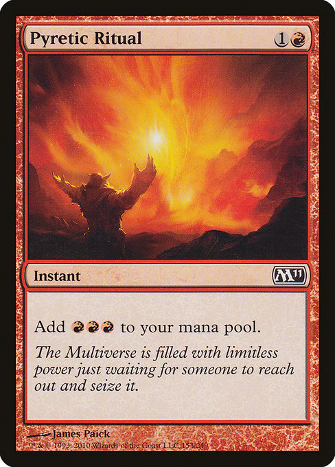 Pyretic Ritual - Magic 2011 (M11) - #153
