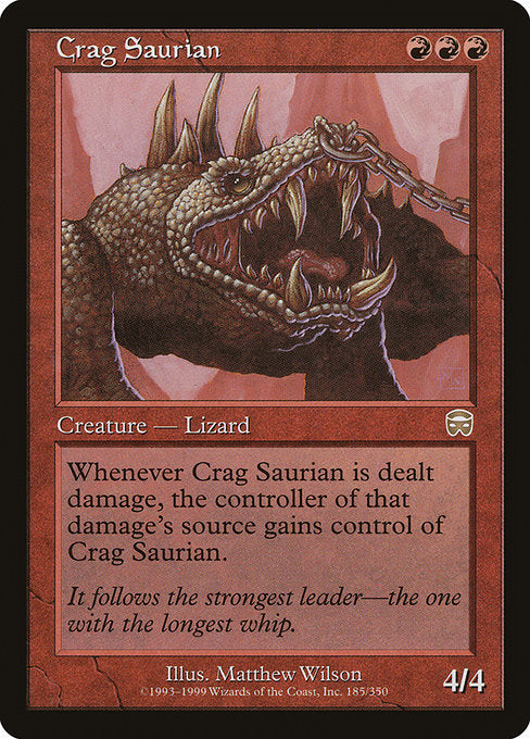 Crag Saurian - Mercadian Masques - #185