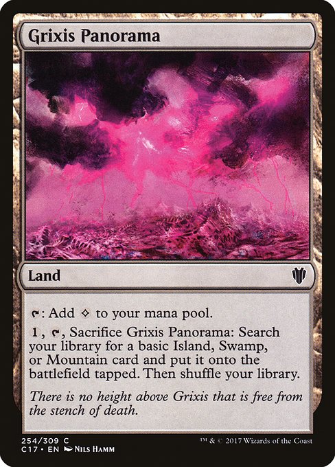 Grixis Panorama - Commander 2017 - #254