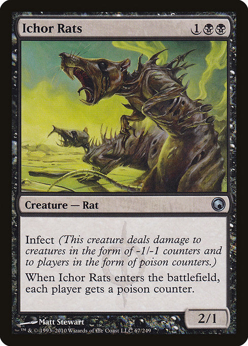 Ichor Rats - Scars of Mirrodin - #67