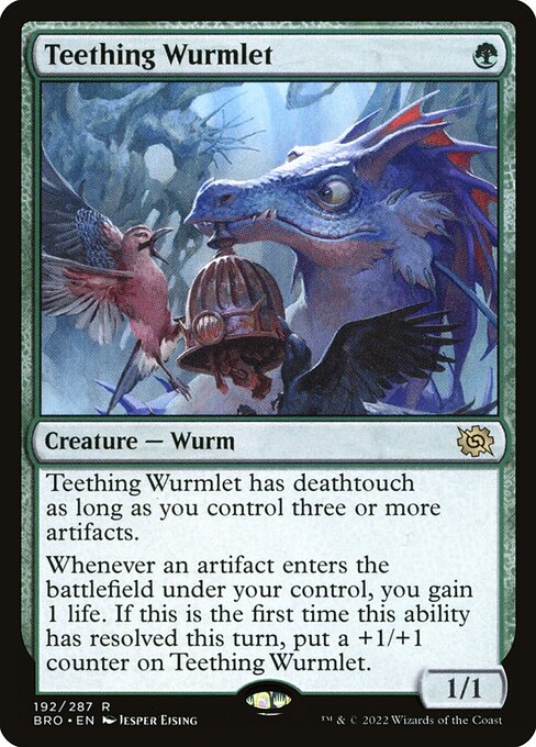 Teething Wurmlet - The Brothers' War - #192