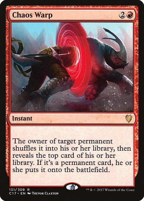 Chaos Warp - Commander 2017 - #131