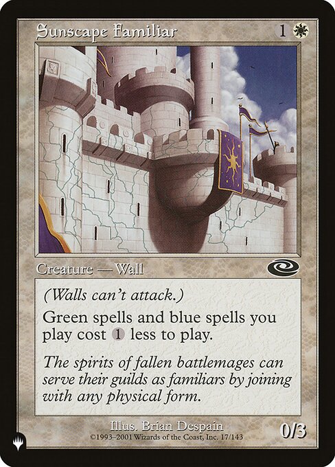 Sunscape Familiar - The List Reprints - #PLS-17