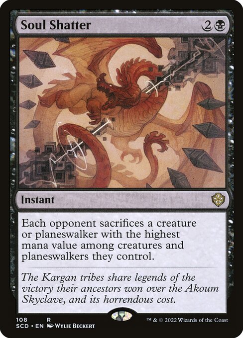 Soul Shatter - Starter Commander Decks - #108