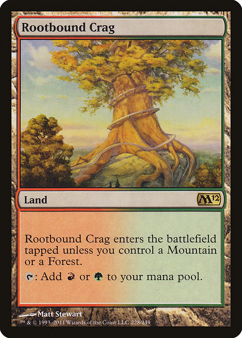 Rootbound Crag - Magic 2012 (M12) - #228