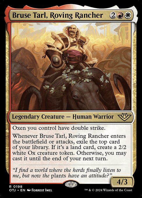 Bruse Tarl, Roving Rancher - Outlaws of Thunder Junction - #198