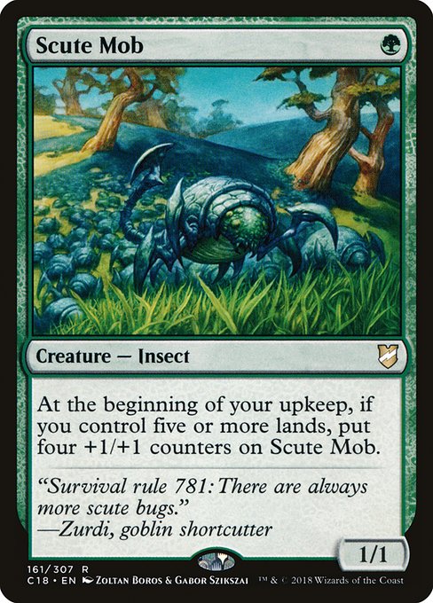 Scute Mob - Commander 2018 - #161