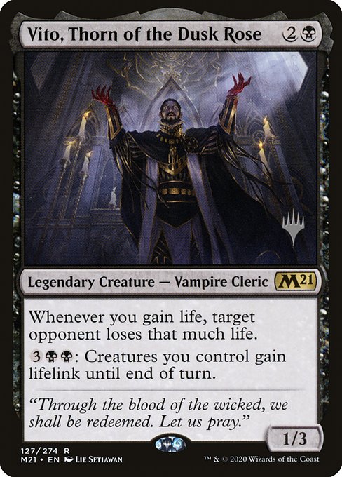 Vito, Thorn of the Dusk Rose - Promo Pack: Core Set 2021 - #127p