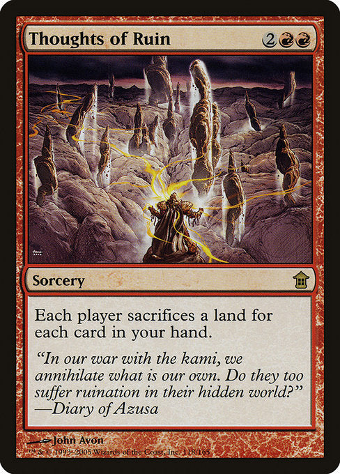 Thoughts of Ruin - Saviors of Kamigawa - #118