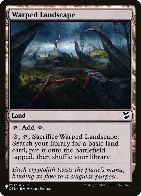 Warped Landscape - The List Reprints - #C18-291