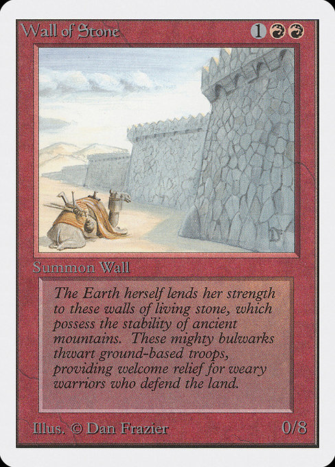 Wall of Stone - Unlimited Edition - #183
