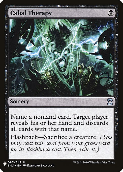 Cabal Therapy - The List Reprints - #EMA-83