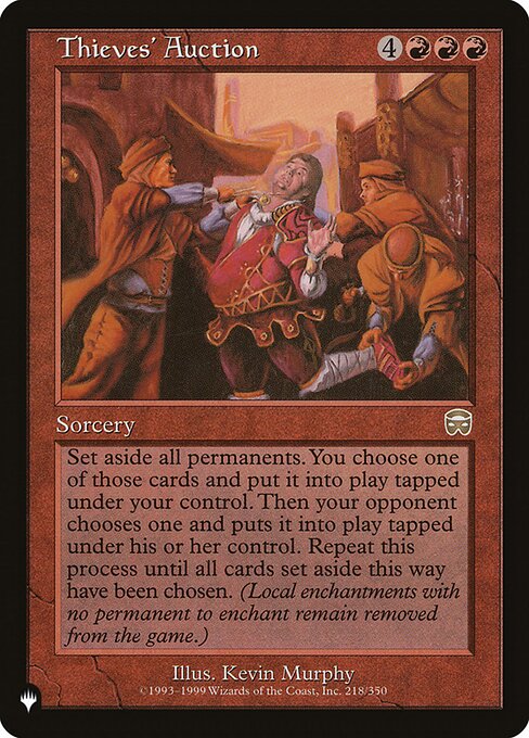 Thieves' Auction - The List Reprints - #MMQ-218