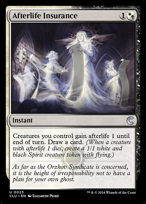 Afterlife Insurance - Ravnica: Clue Edition - #23