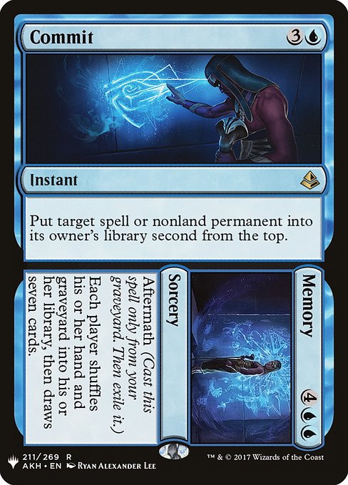 Commit - The List Reprints - #AKH-211