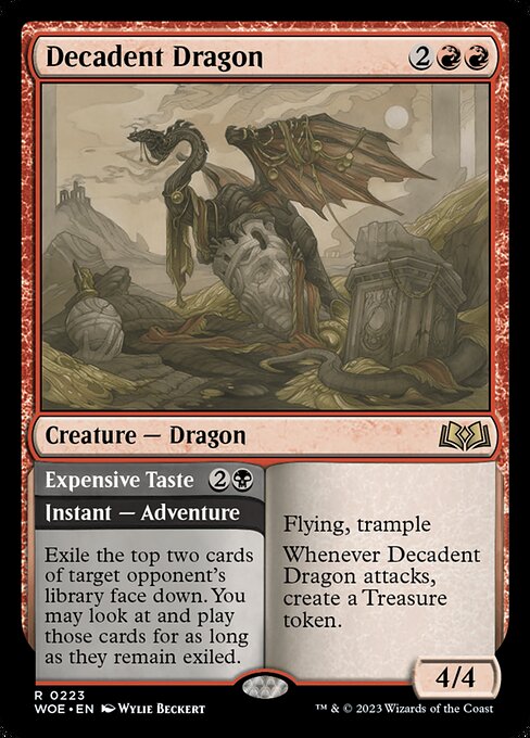 Decadent Dragon - Wilds of Eldraine - #223