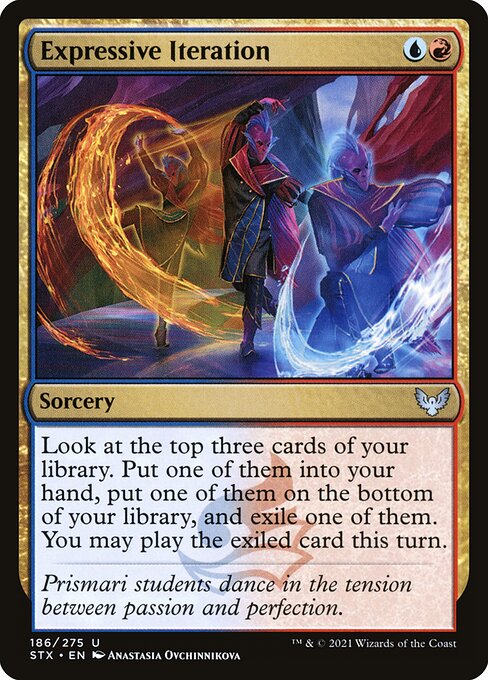 Expressive Iteration - Strixhaven: School of Mages - #186