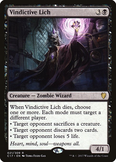 Vindictive Lich - Commander 2017 - #21