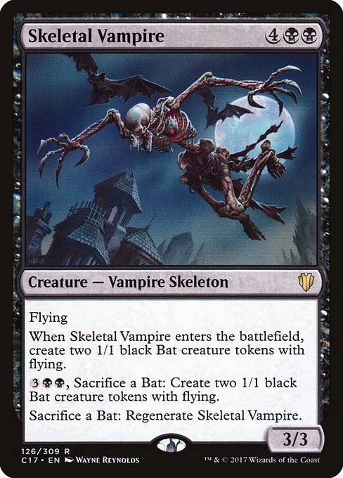 Skeletal Vampire - Commander 2017 - #126