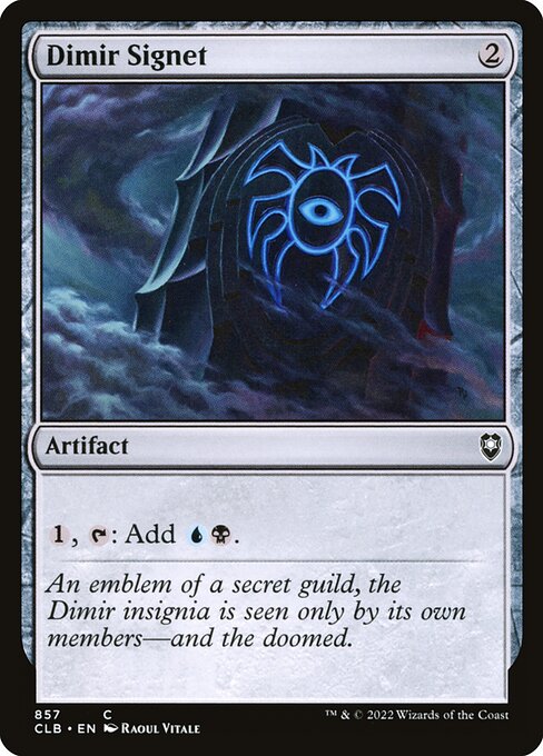 Dimir Signet - Commander Legends: Battle for Baldur's Gate - #857