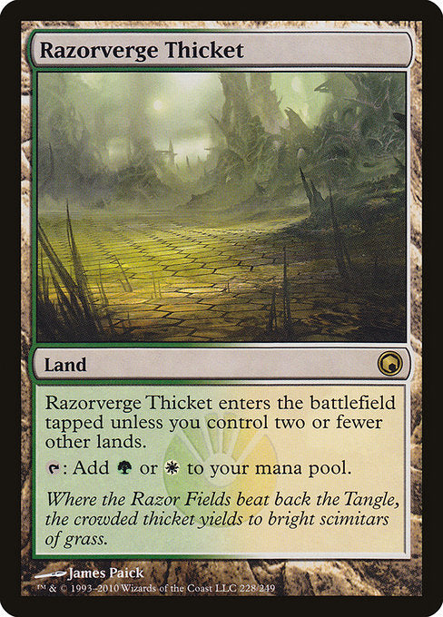 Razorverge Thicket - Scars of Mirrodin - #228