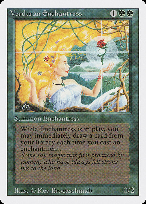 Verduran Enchantress - Revised Edition - #223