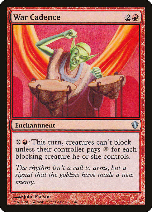 War Cadence - Commander 2013 - #128