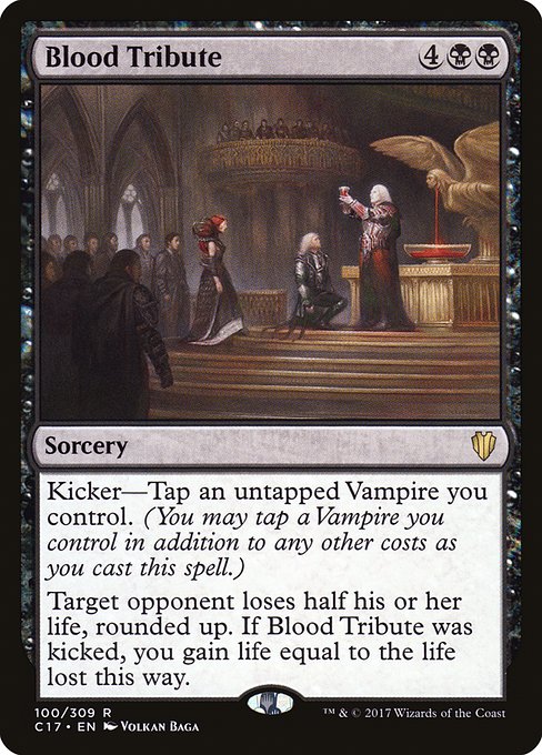 Blood Tribute - Commander 2017 - #100