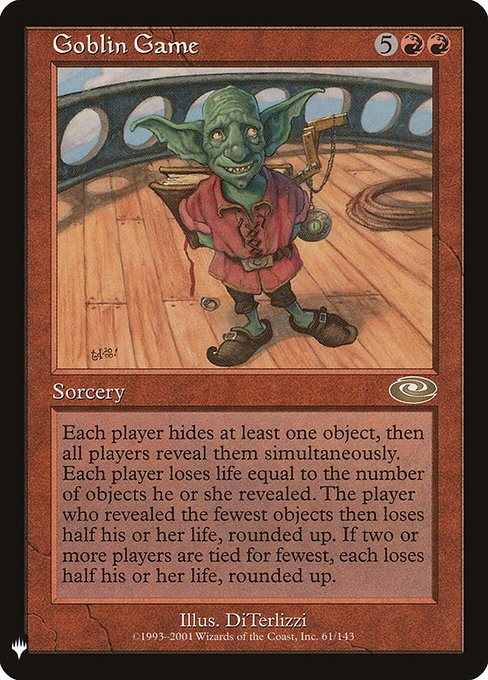 Goblin Game - The List Reprints - #PLS-61