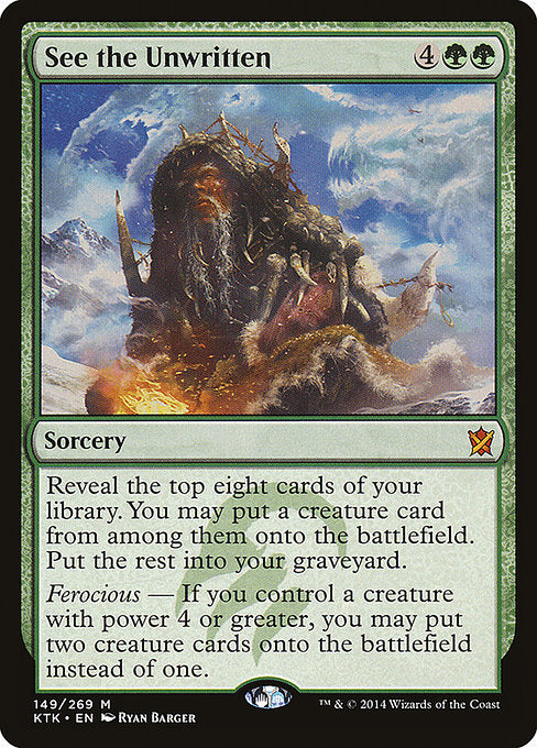 See the Unwritten - Khans of Tarkir - #149