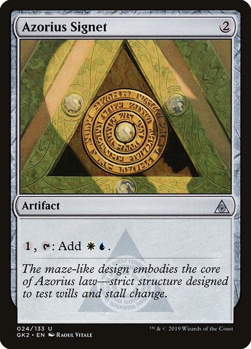 Azorius Signet - Ravnica Allegiance: Guild Kits - #24