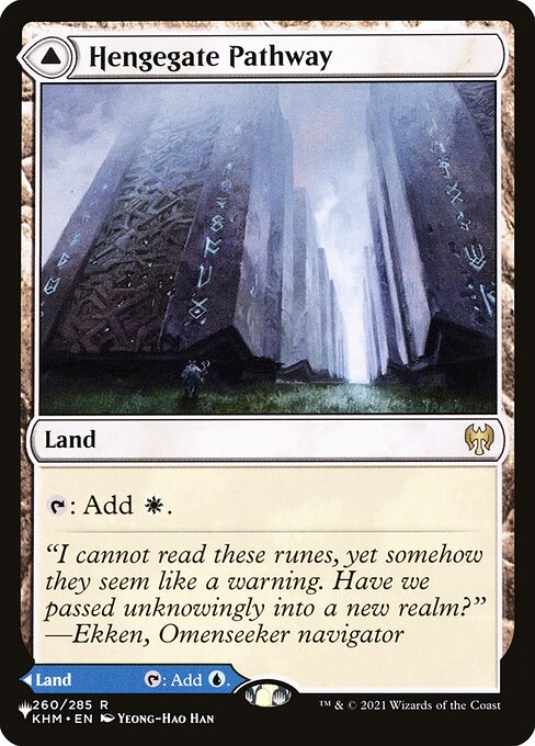 Hengegate Pathway - The List Reprints - #KHM-260