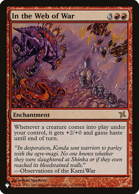 In the Web of War - The List Reprints - #BOK-108