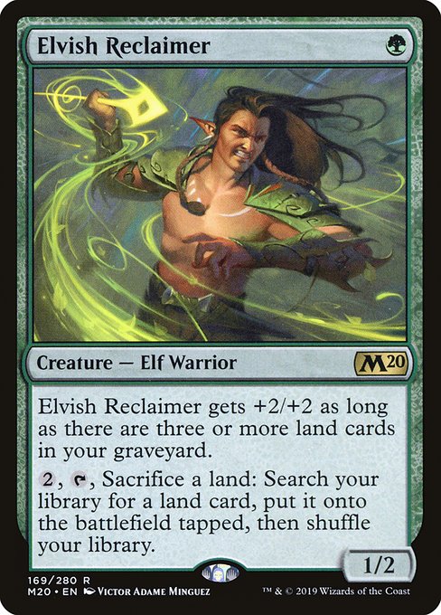 Elvish Reclaimer - Core Set 2020 - #169