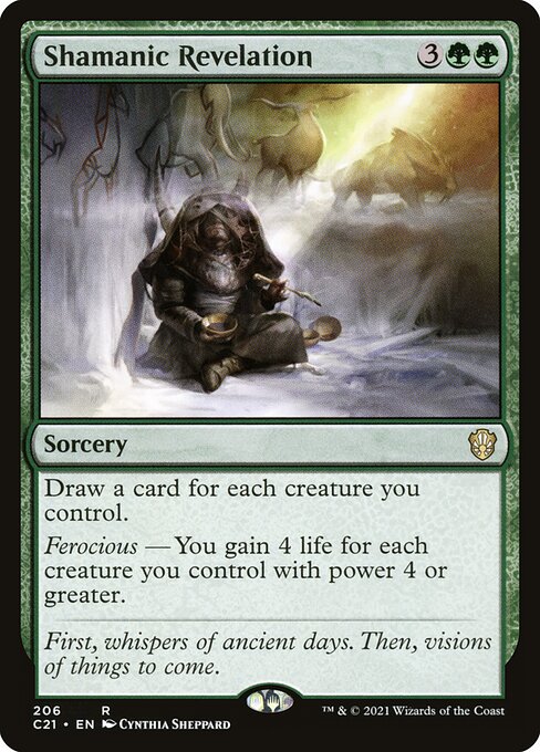 Shamanic Revelation - Commander 2021 - #206