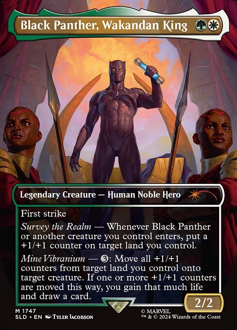 Black Panther, Wakandan King - Secret Lair Drop Series - #1747