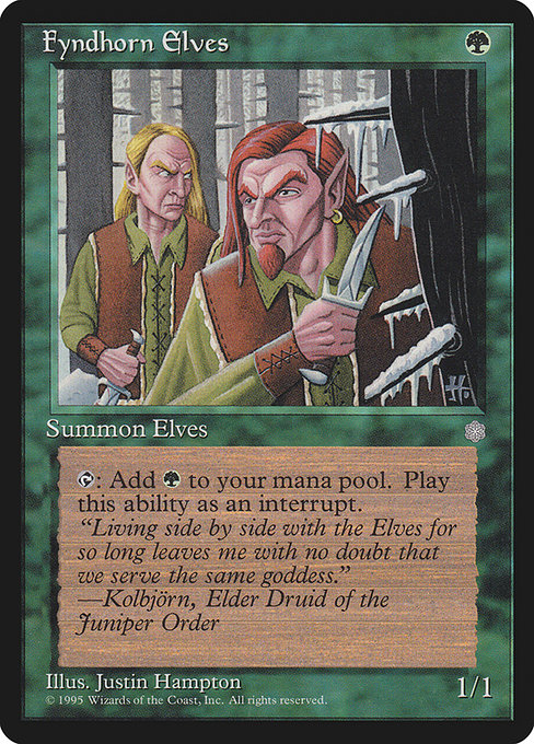 Fyndhorn Elves - Ice Age - #244
