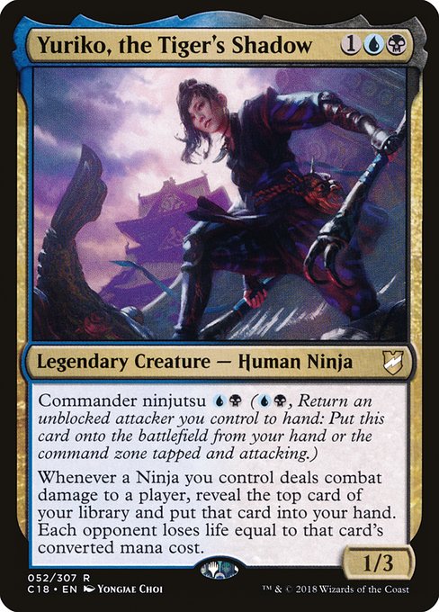 Yuriko, the Tiger's Shadow - Commander 2018 - #52