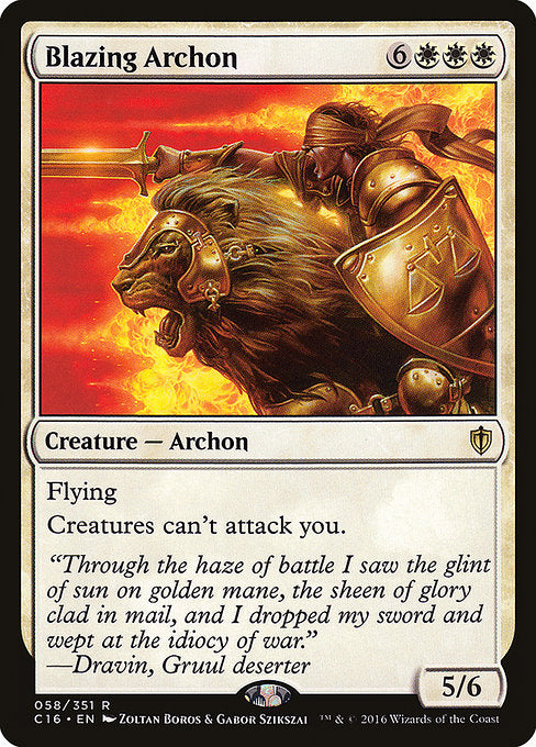 Blazing Archon - Commander 2016 - #58