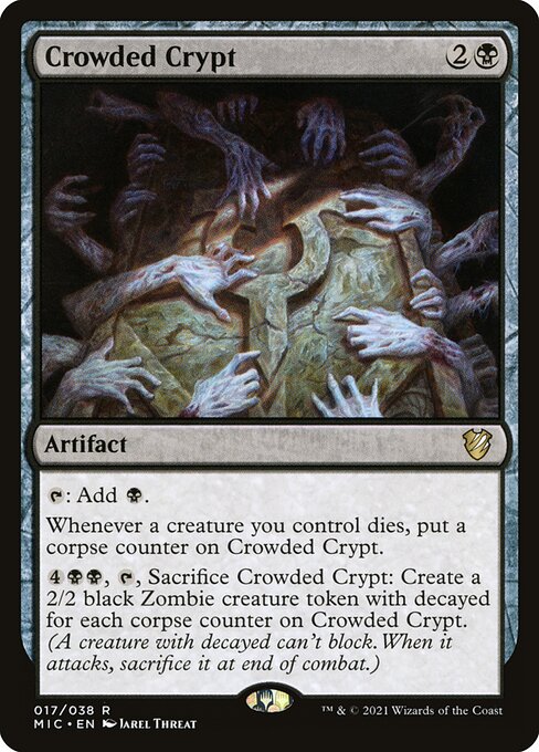 Crowded Crypt - Commander: Innistrad: Midnight Hunt - #17