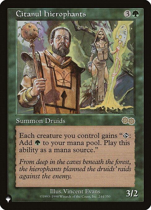 Citanul Hierophants - The List Reprints - #USG-244